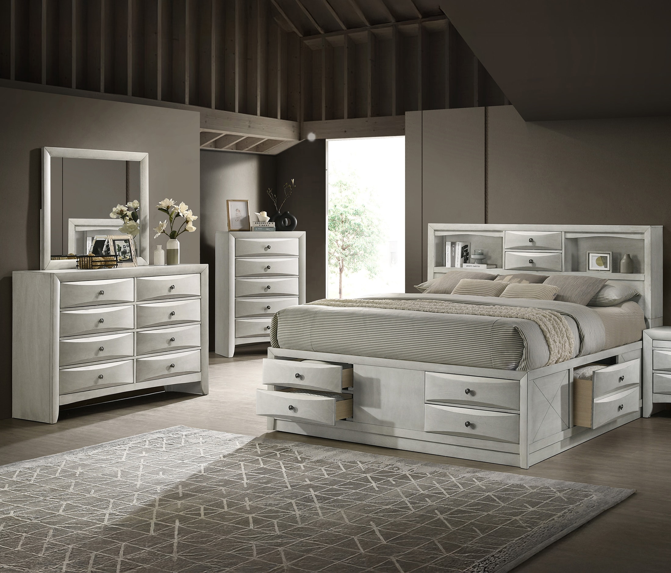 Nilah 4 Piece King Bedroom