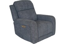  blue recliner   