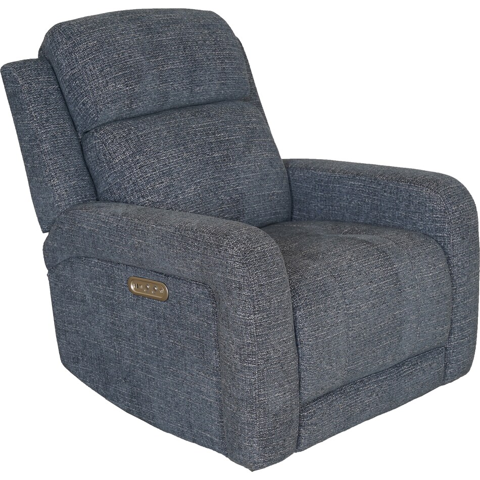  blue recliner   