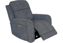  blue recliner   