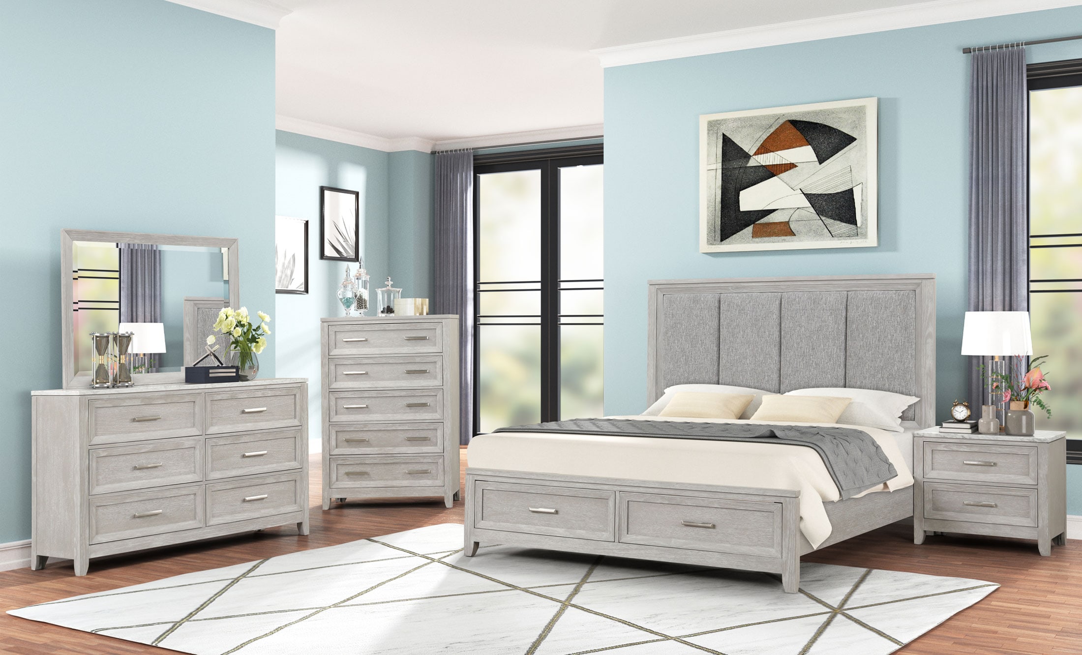 Fiona 5 Piece King Bedroom