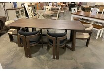  brown dining room   