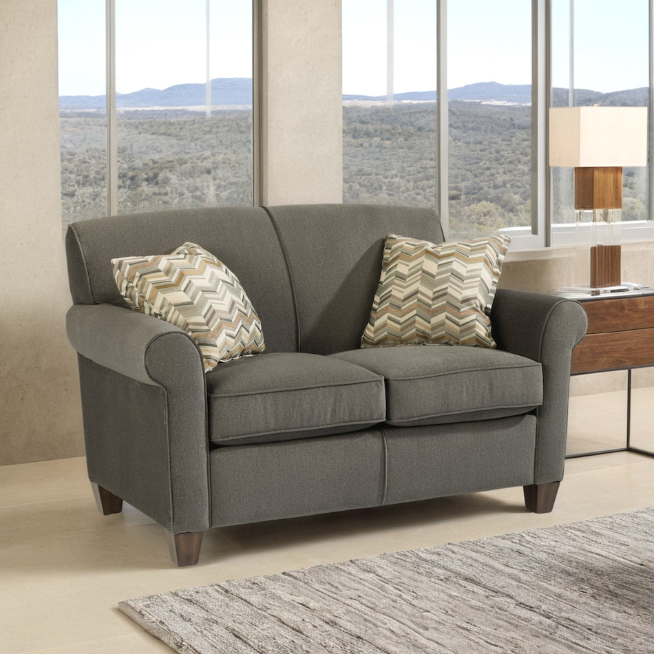  gray loveseat   