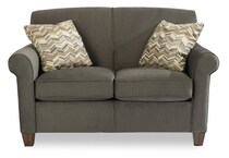  grey loveseat   