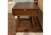  brown occasional tables all   