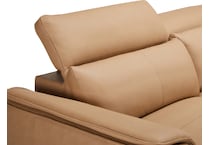  brown silk sofa   