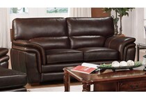  brown loveseat   