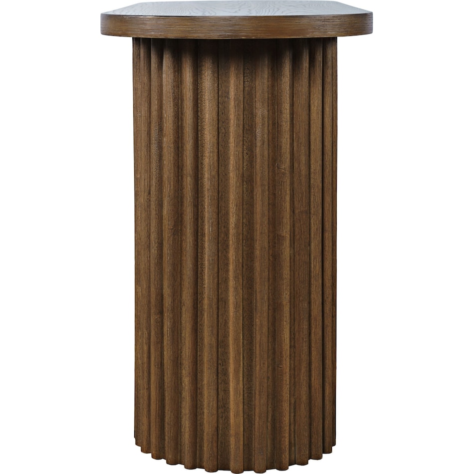  brown occasional tables all   