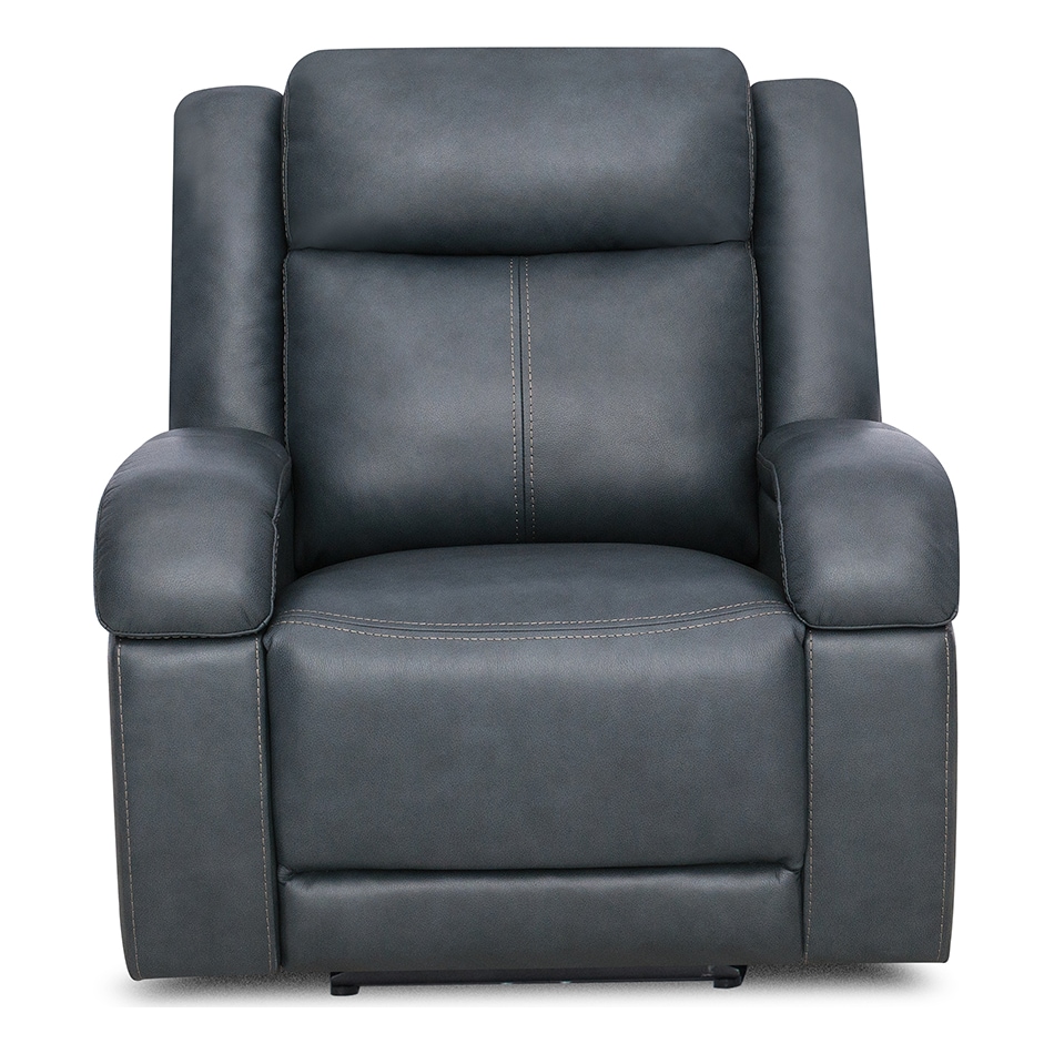  blue recliner   