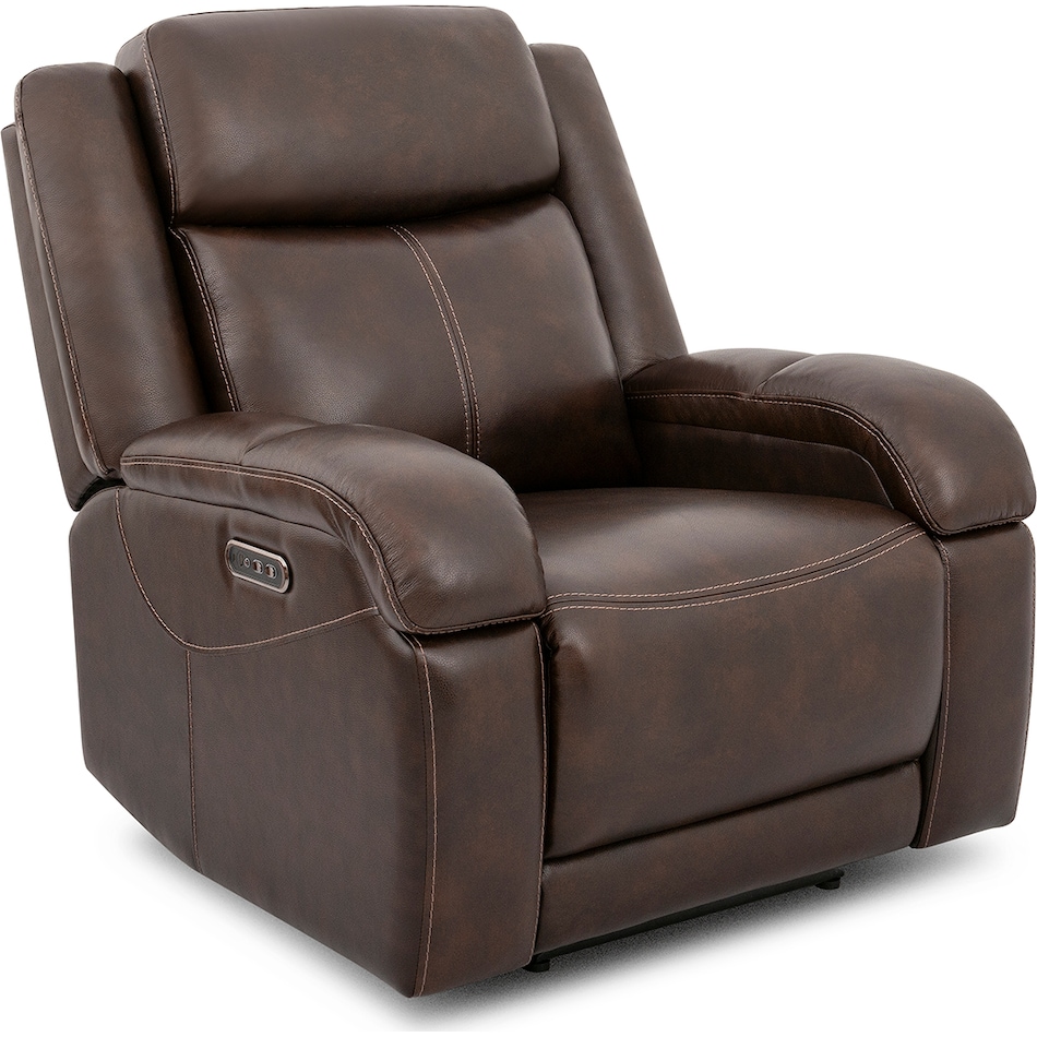  brown recliner   
