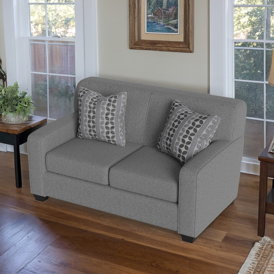  gray loveseat   