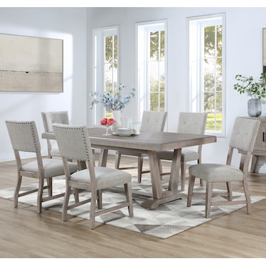 Lucy 7 Piece Dining Set