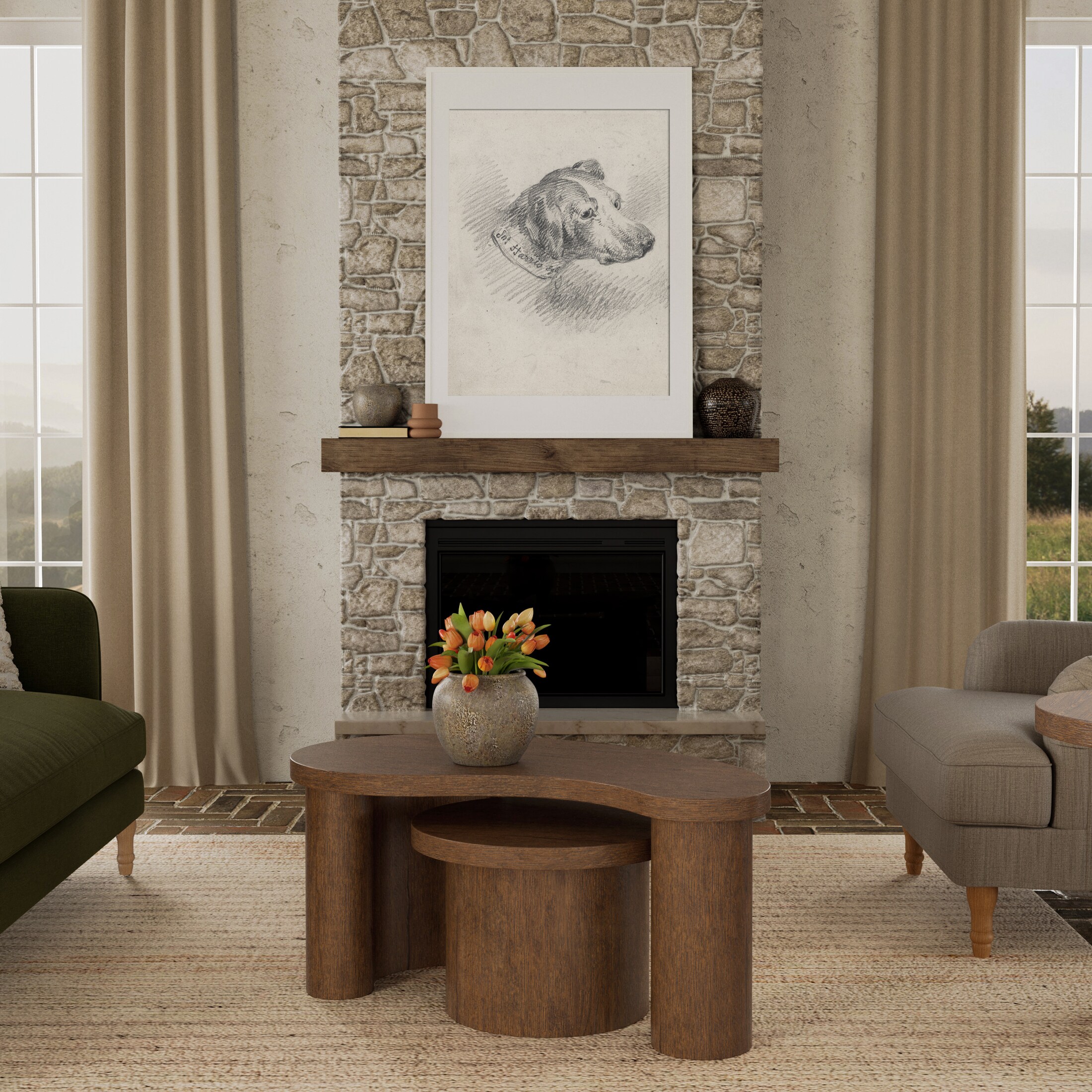 Santa Cruz Bunching Cocktail Tables