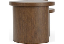  brown occasional tables all   