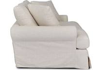  white loveseat   