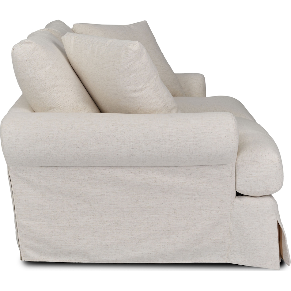  white loveseat   