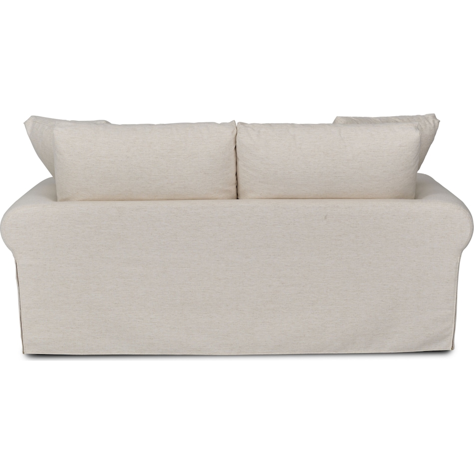  white loveseat   