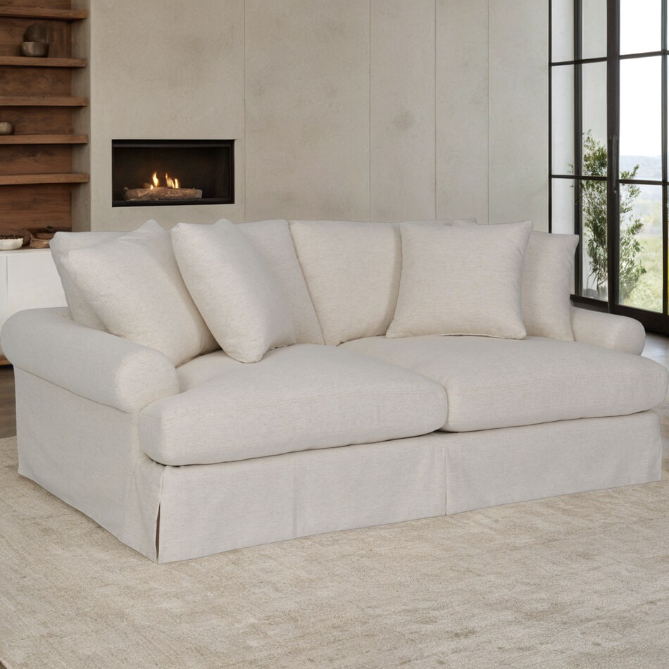  white sofa   