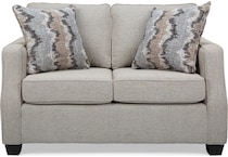  beige loveseat   