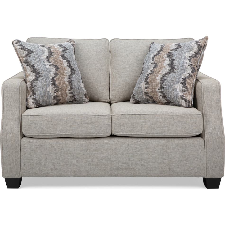  beige loveseat   