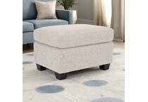  beige ottoman   