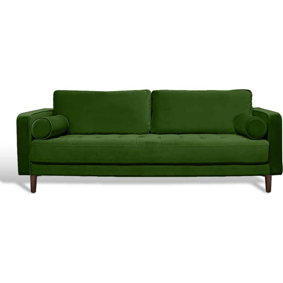  green sofa   