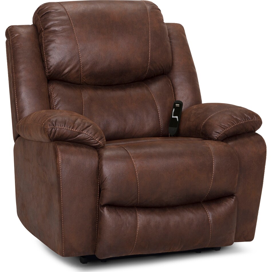  brown recliner   