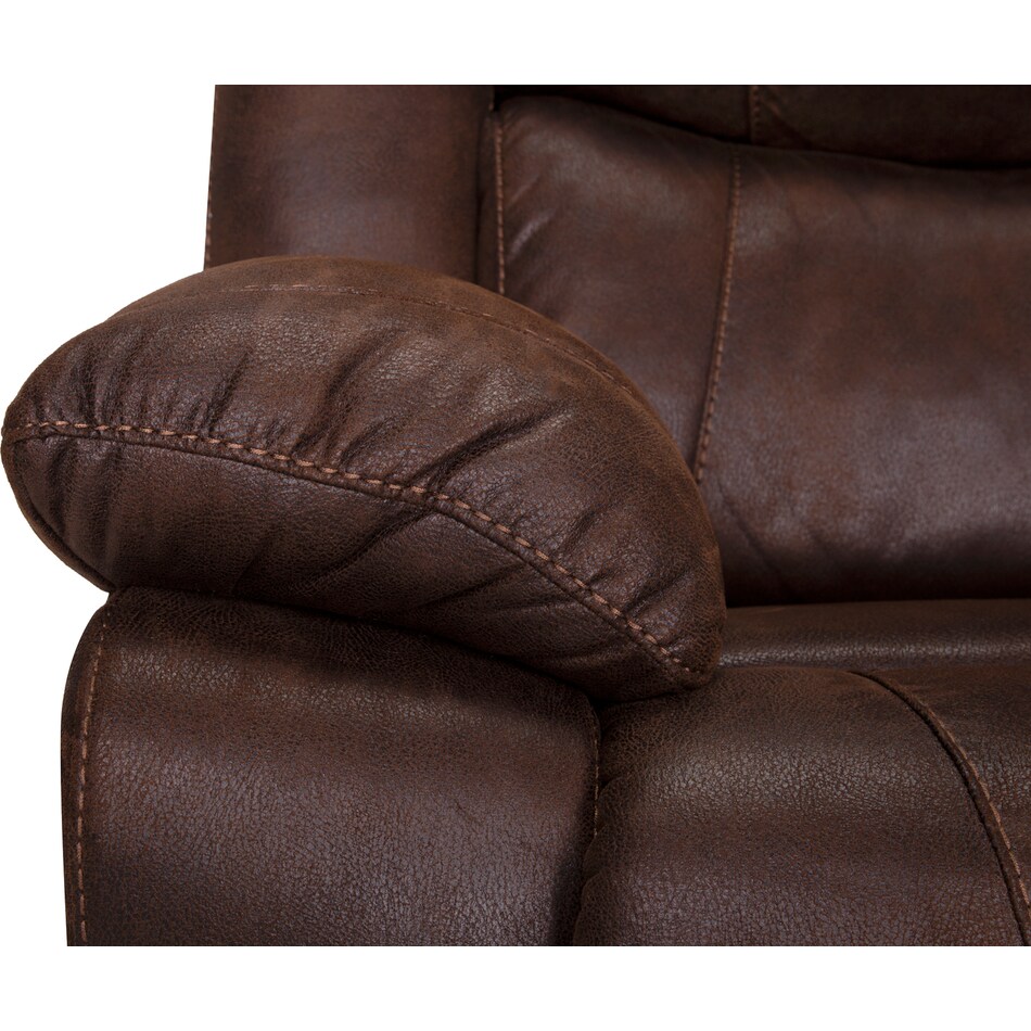  brown recliner   