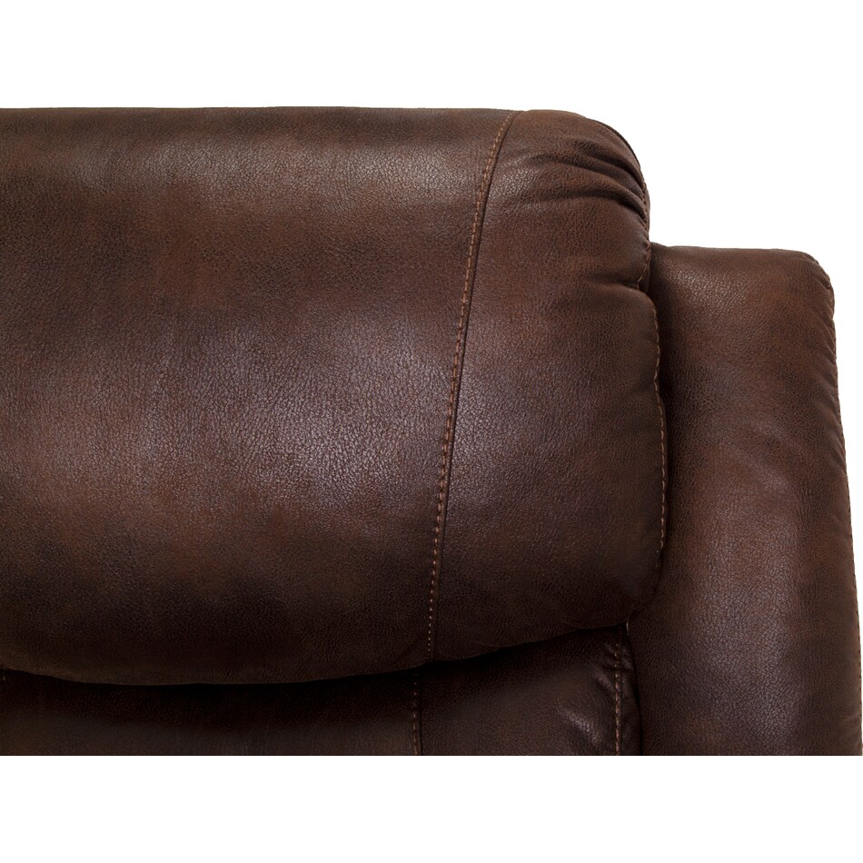  brown recliner   