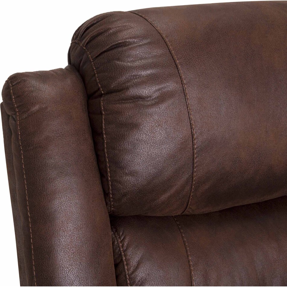  brown recliner   