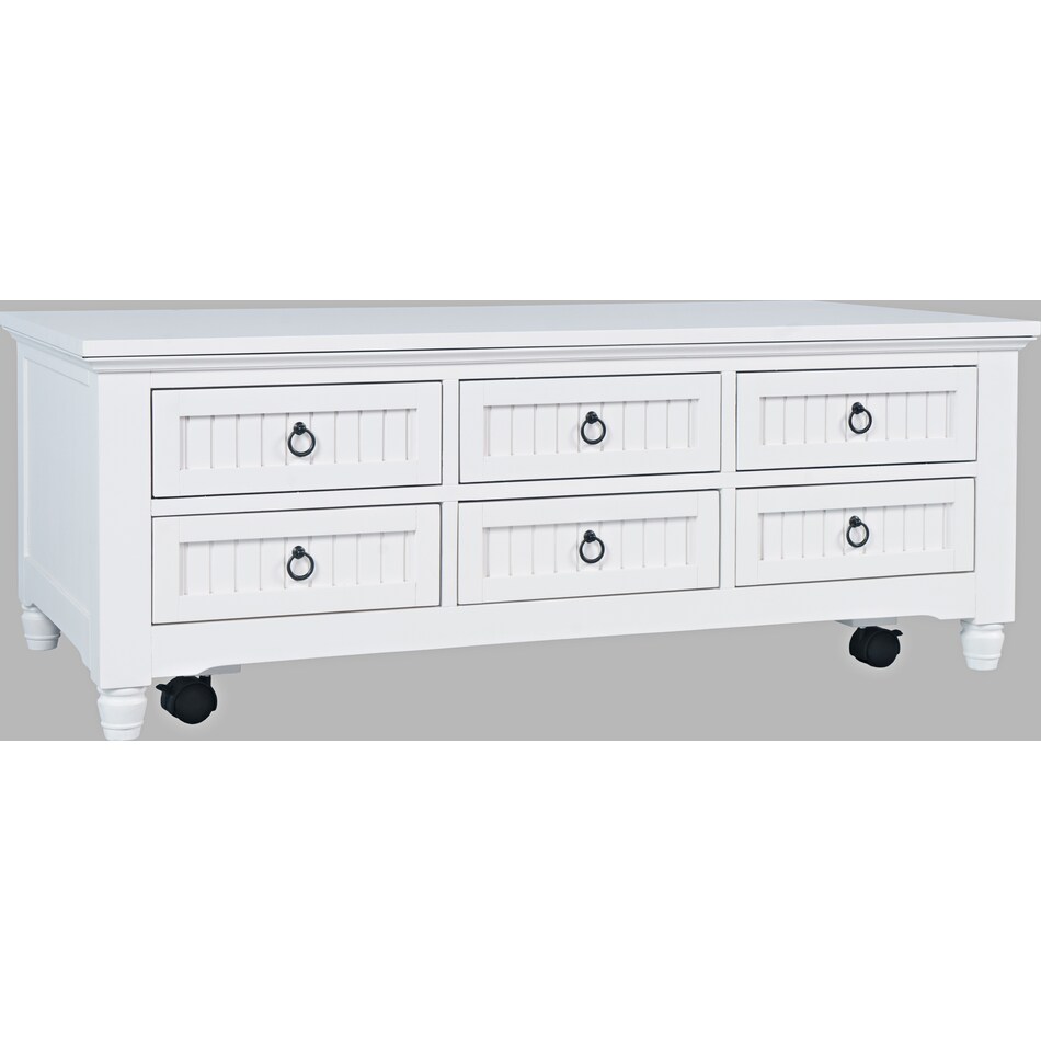  white occasional tables all   