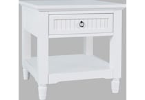  white occasional tables all   