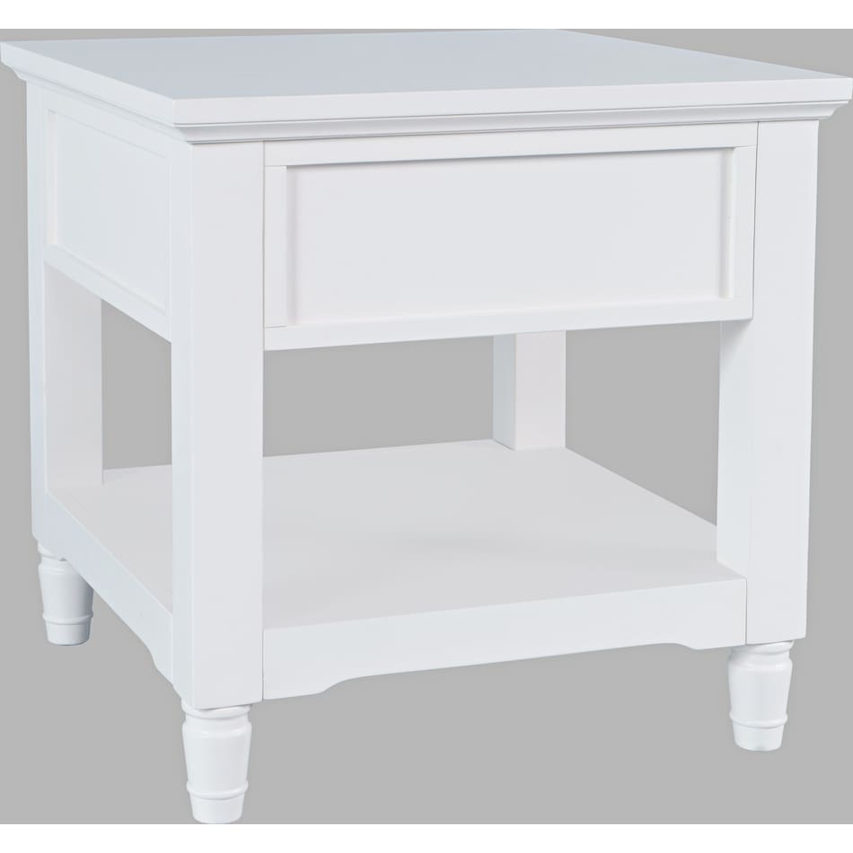  white occasional tables all   