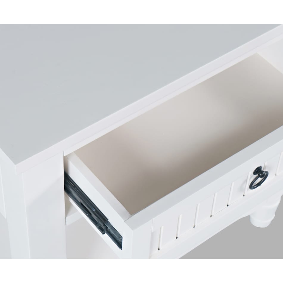  white occasional tables all   