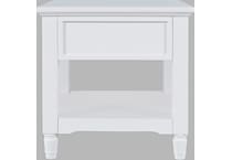  white occasional tables all   