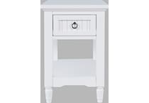  white occasional tables all   