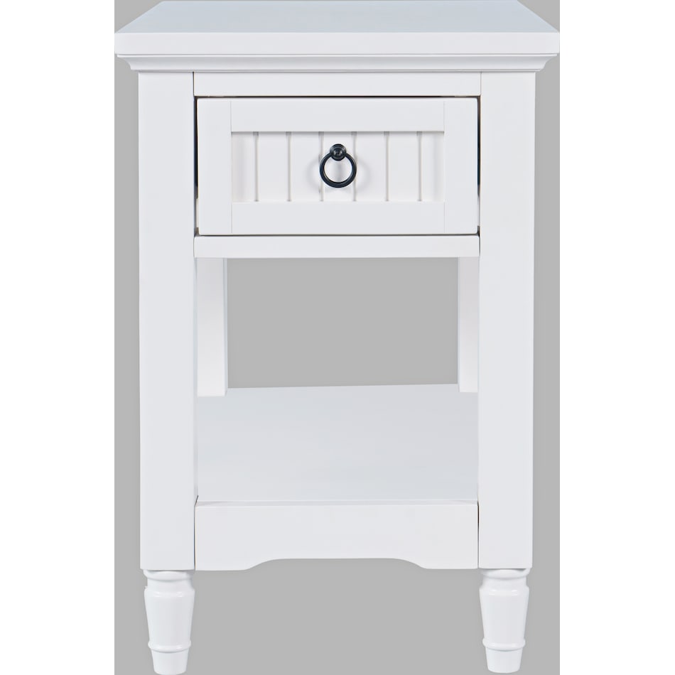  white occasional tables all   