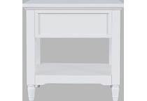  white occasional tables all   