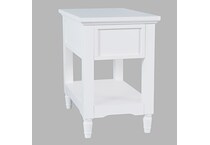  white occasional tables all   