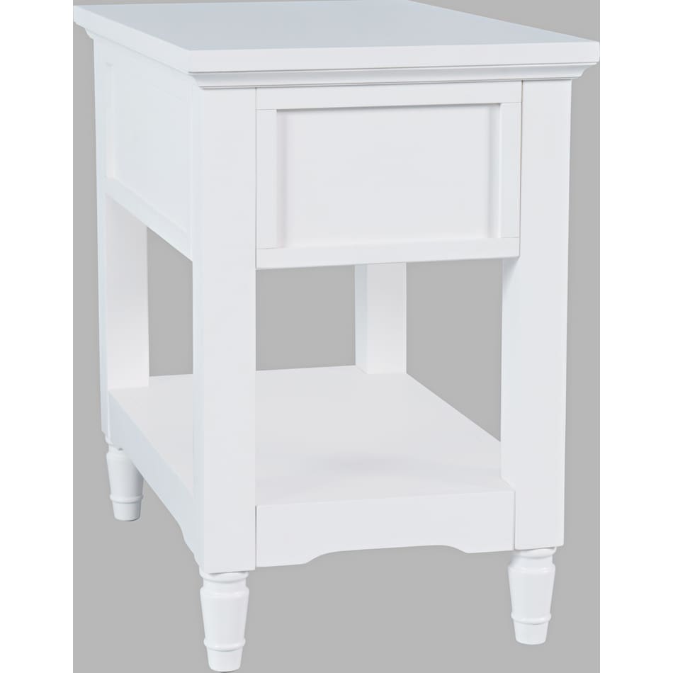  white occasional tables all   
