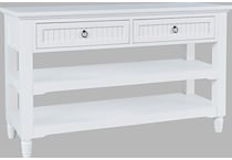  white occasional tables all   