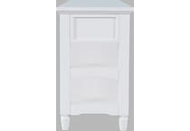  white occasional tables all   