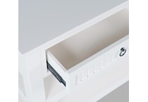  white occasional tables all   