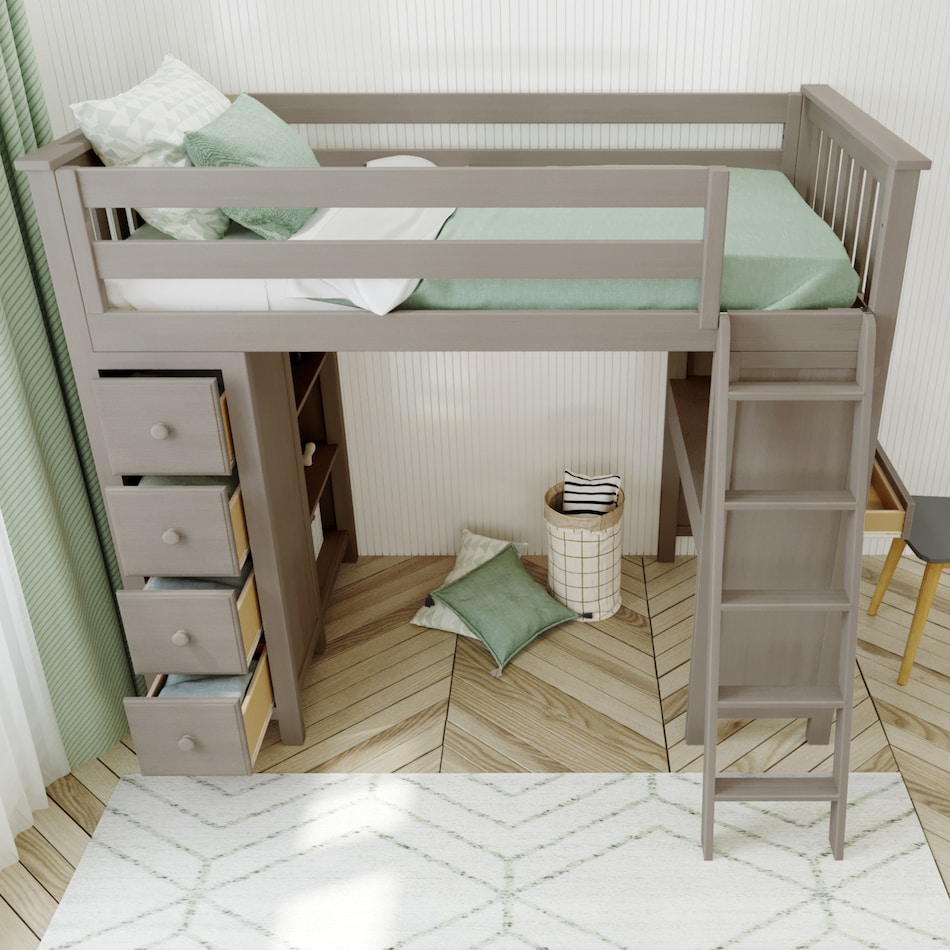  gray kids bedroom   