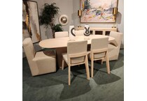  white dining room   