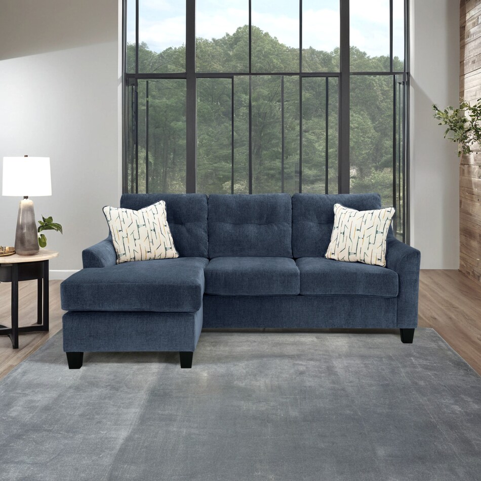  blue sofa   