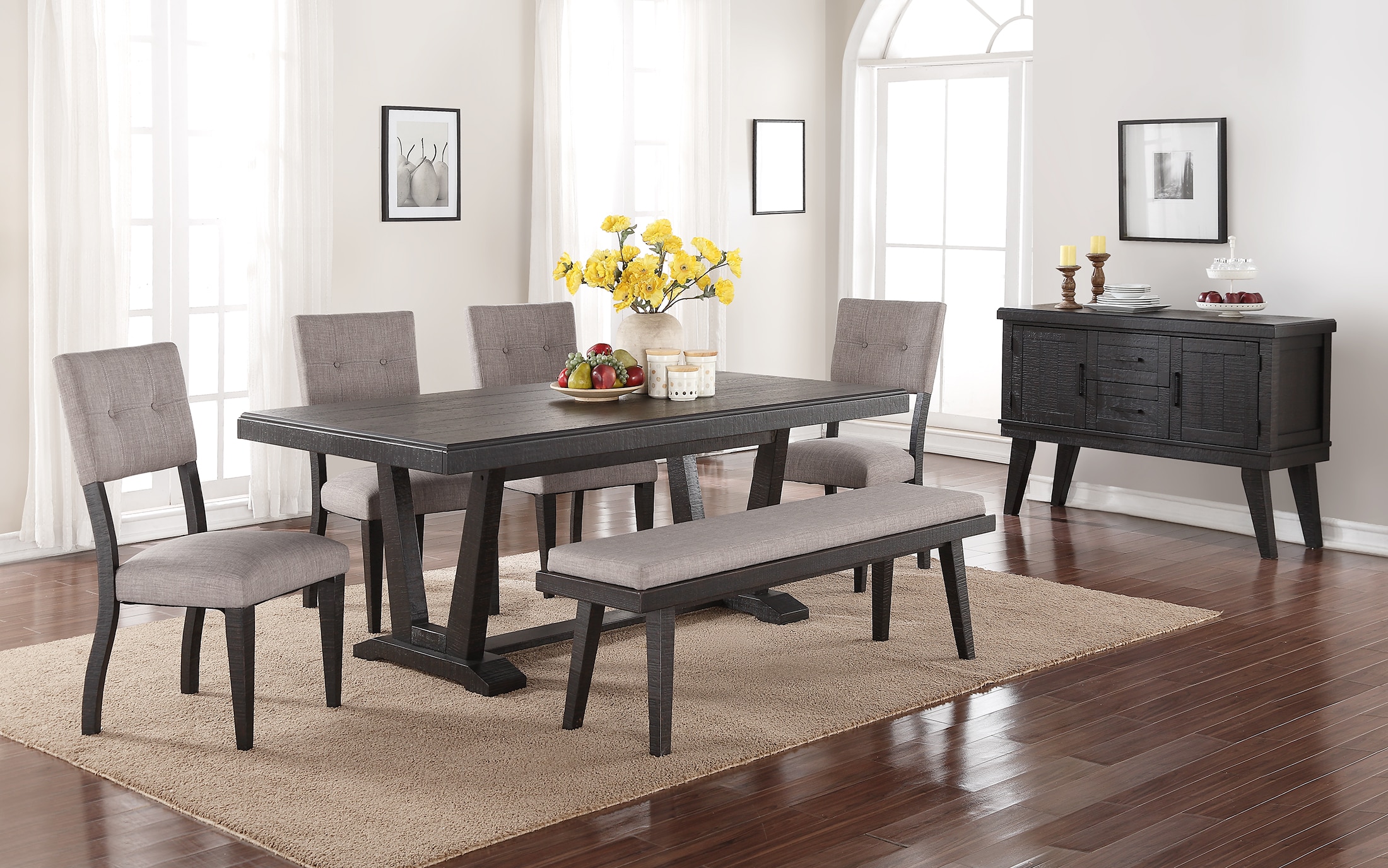 Lucy 6 Piece Dining Set