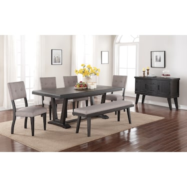 Lucy 6 Piece Dining Set