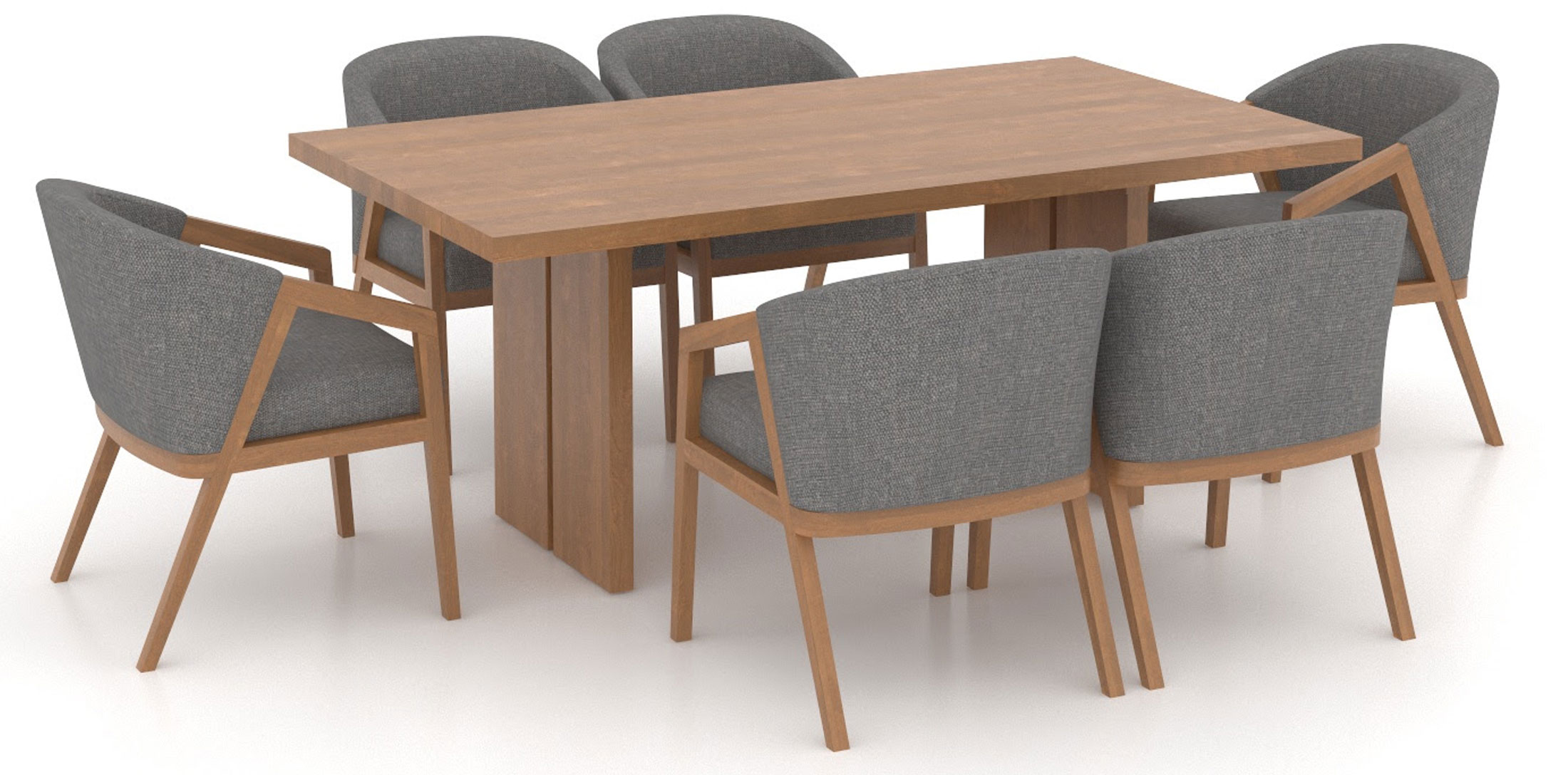 Modern Dining 7 Piece Dining Set
