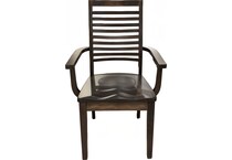  brown dining room chair   
